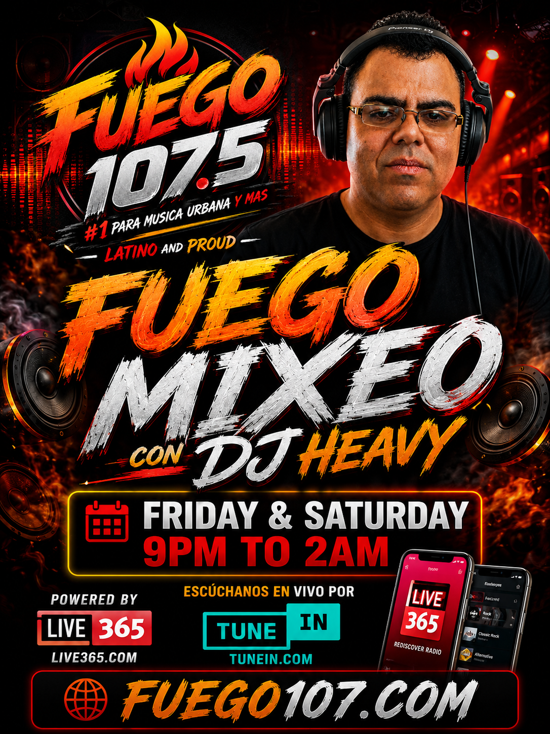 FUEGO MIXEO CON DJ HEAVY